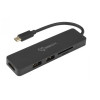 Adaptateur SBOX USB Type C vers HDMI / USB 3.0 / SD+TF-7U