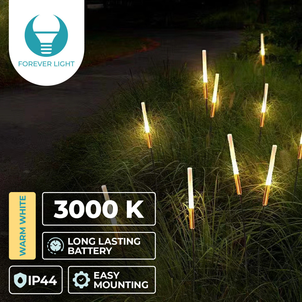 Lampe solaire LED Forever Light SUNAR FLS-72 Lampe en cristal ronde