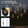 Lampe solaire LED Forever Light SUNAR FLS-72 Lampe en cristal ronde