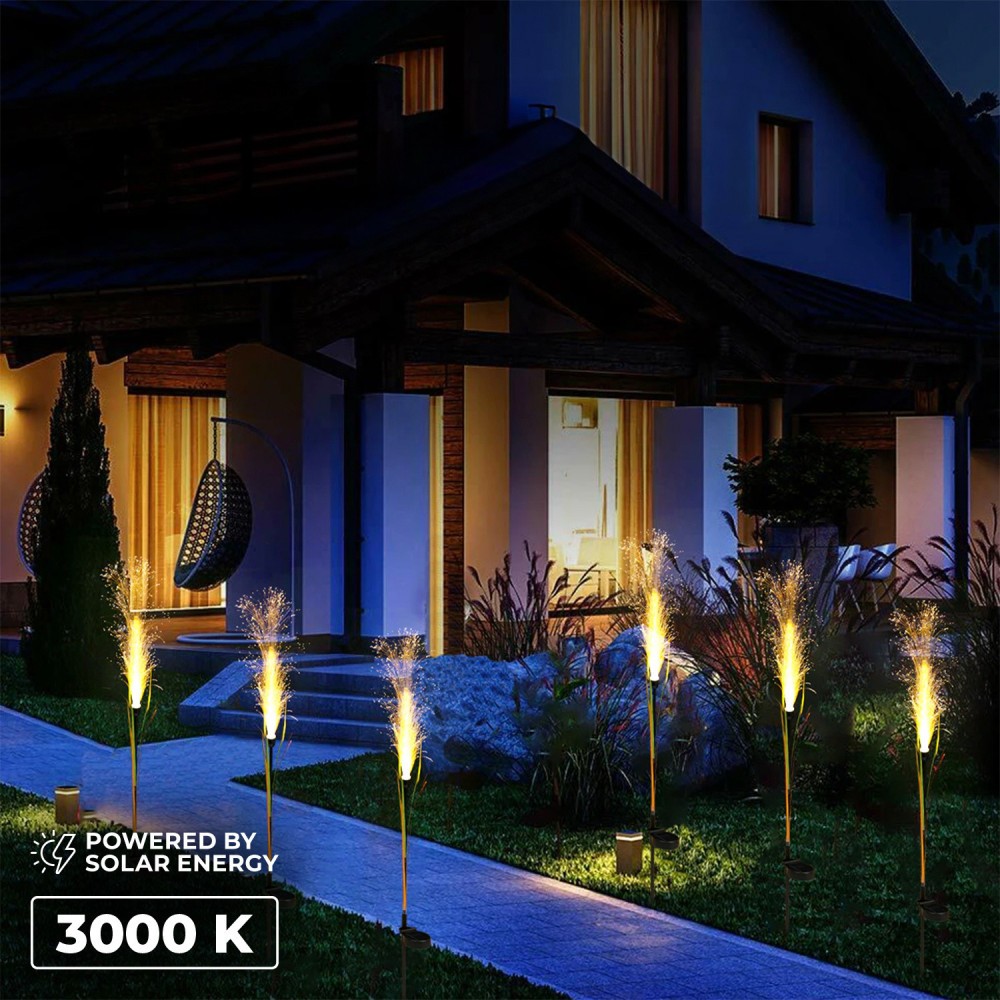 Lampe solaire LED SUNARI herbe FLS-81 3000K 300mAh Li-Ion Forever Light