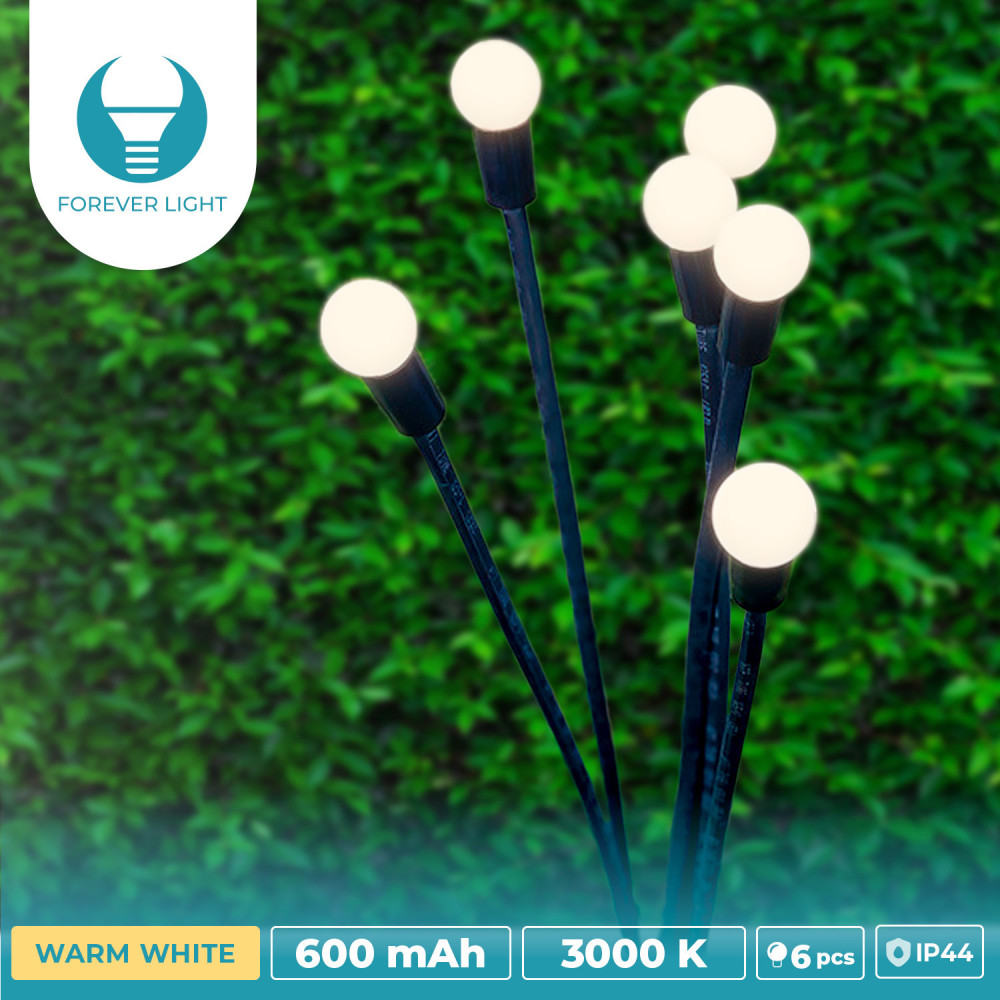 Lampe solaire LED SUNARI lucioles solaires FLS-87 x6 3000K 600mAh Li-Ion