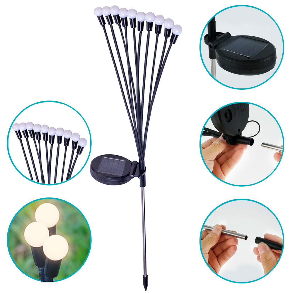 Lampe solaire LED SUNARI FLS-89 lucioles FLS-89 / solaires x10 / 3000K / 600mAh
