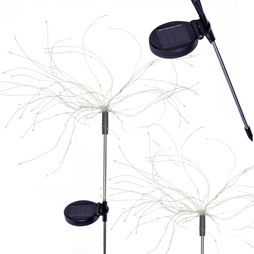 Lampe solaire LED SUNARI FLS-90 feux d'artifice solaires 3000K 600mAh