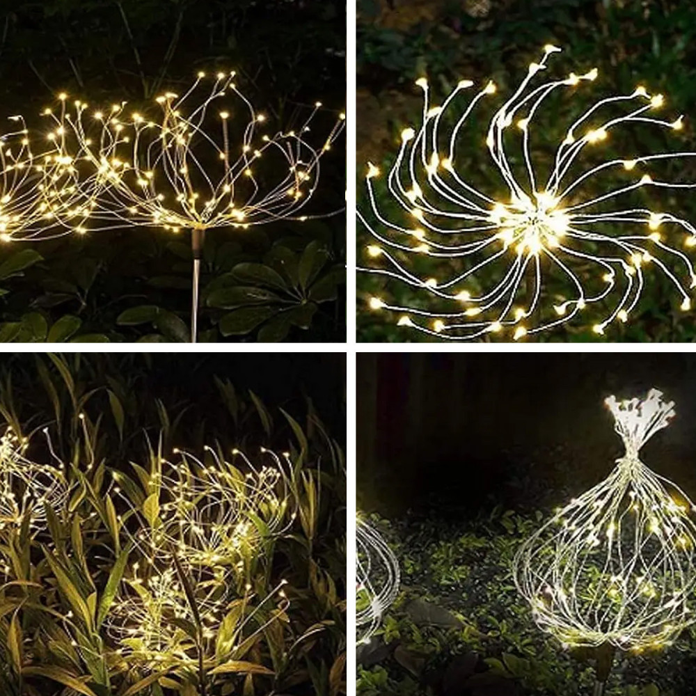 Lampe solaire LED SUNARI FLS-90 feux d'artifice solaires 3000K 600mAh