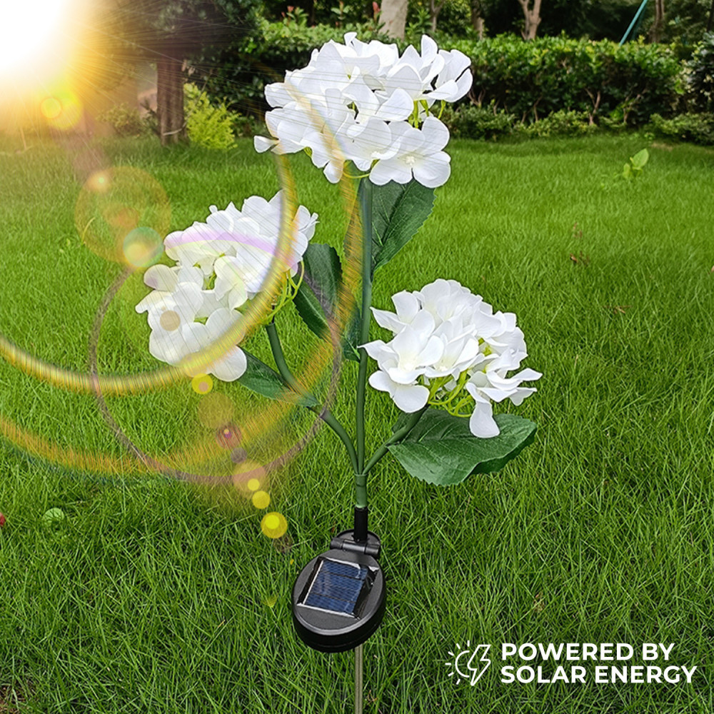 Lampe solaire LED Forever Light SUNARI FLS-93 Hortensias 3000K 600mAh