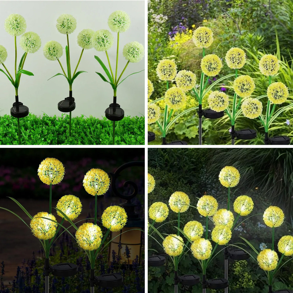 Lampe solaire LED SUNARI FLS-95 Fleur d'ail 3000K 600mAh Li-Ion
