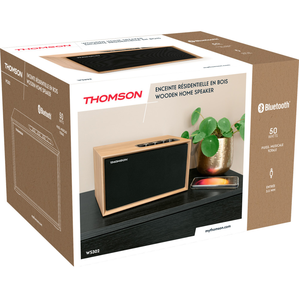 ENCEINTE THOMSON Residentielle Compacte WS302  50W / Bois