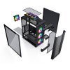 Boîtier Gamer Moyen Tour HYBROK RS6 / ARGB / ATX / Noir