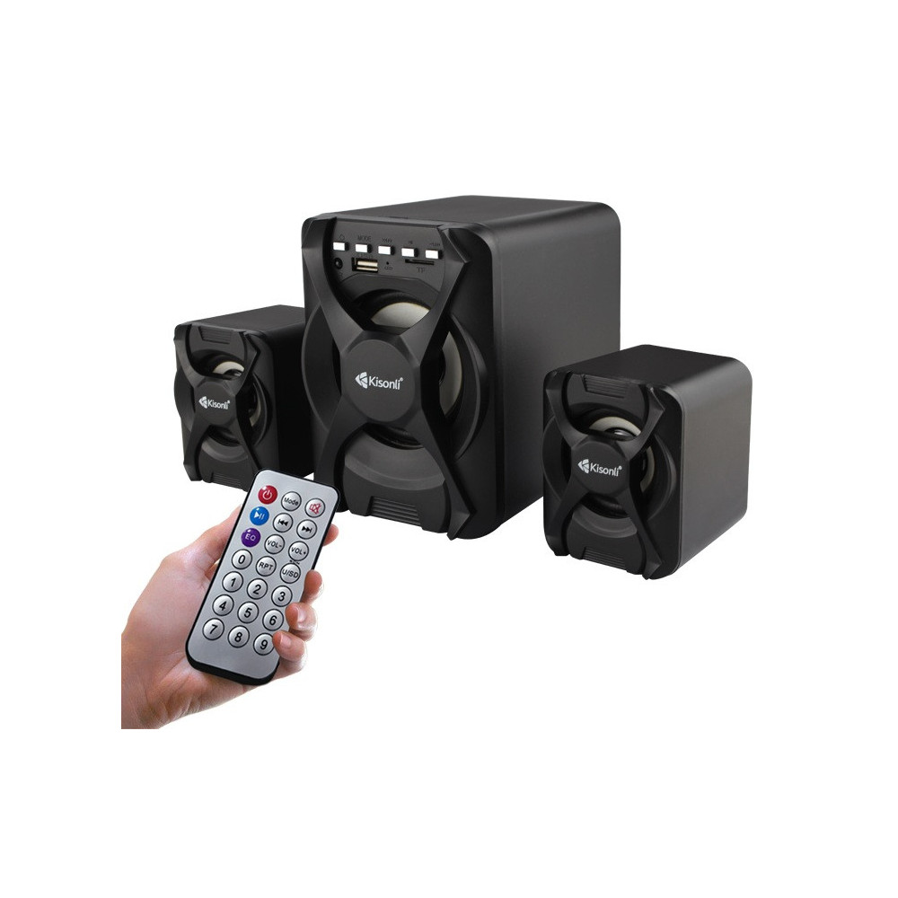 HAUT PARLEUR KISONLI U-2500BT / BLUETOOTH / NOIR