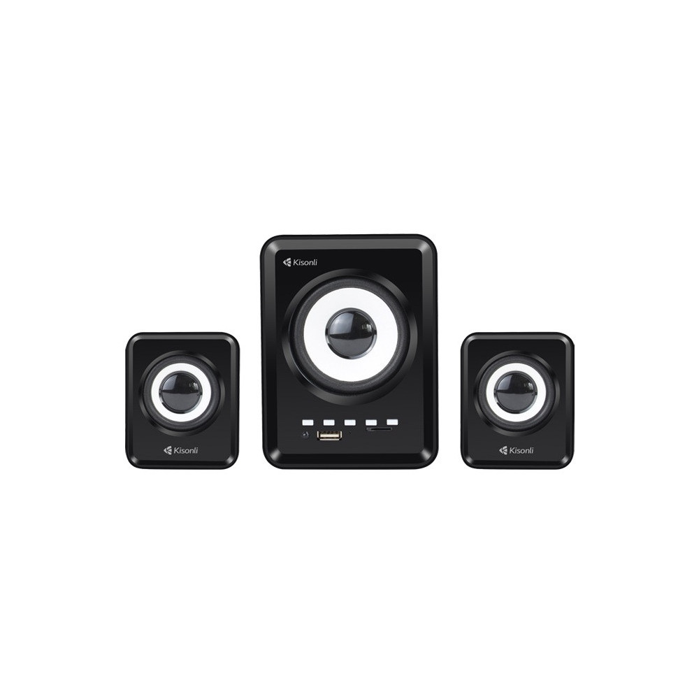HAUT PARLEUR KISONLI U-2800BT / BLUETOOTH / NOIR