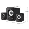 HAUT PARLEUR KISONLI U-2800BT / BLUETOOTH / NOIR
