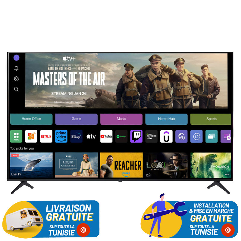 Téléviseur LG 50'' AI UA85 4K UHD Smart / 50UA85006LA
