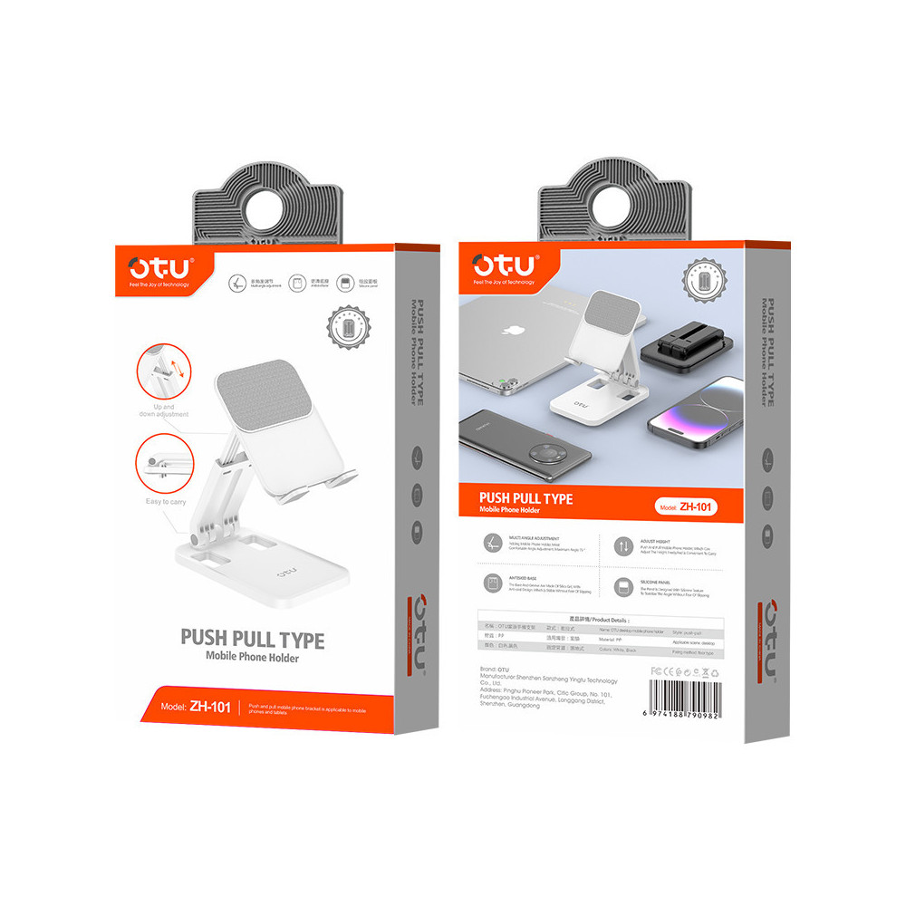 support telephone et tablette OTU pour bureau COULEUR / Blanc