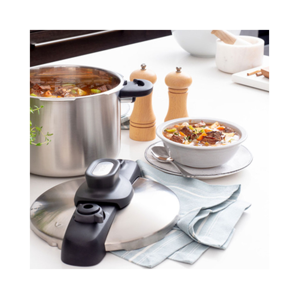 Cocotte TEFAL P3534446 8 Litres Secure 5 Compact - Inox