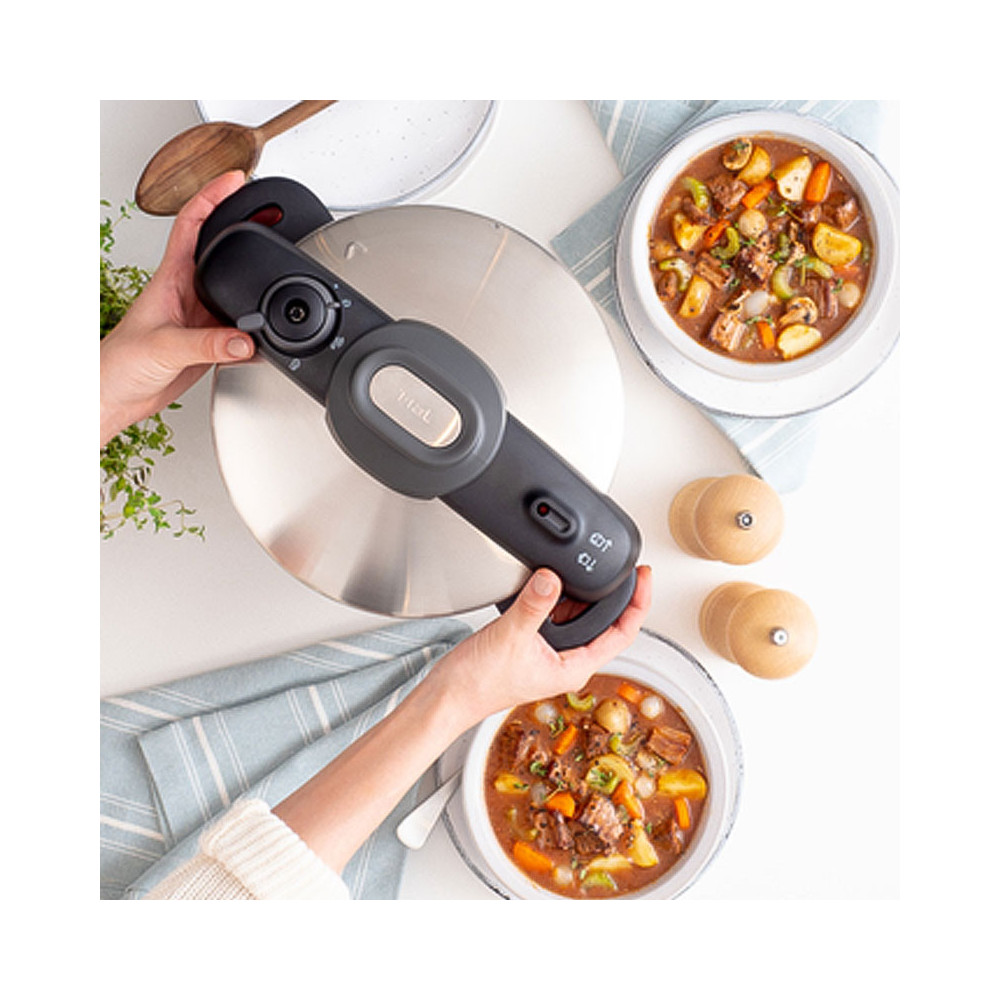 Cocotte TEFAL P3534446 8 Litres Secure 5 Compact - Inox
