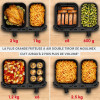 AIR FRYER EASY FRY XXL AVEC GRILL 11 Litres MOULINEX / INOX