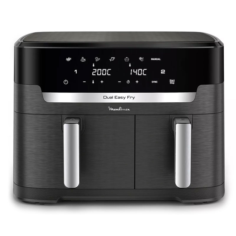 AIR FRYER EASY FRY XXL AVEC GRILL 11 Litres MOULINEX / INOX AIR FRYER EASY FRY XXL AVEC GRILL 11 Litres MOULINEX / INOX