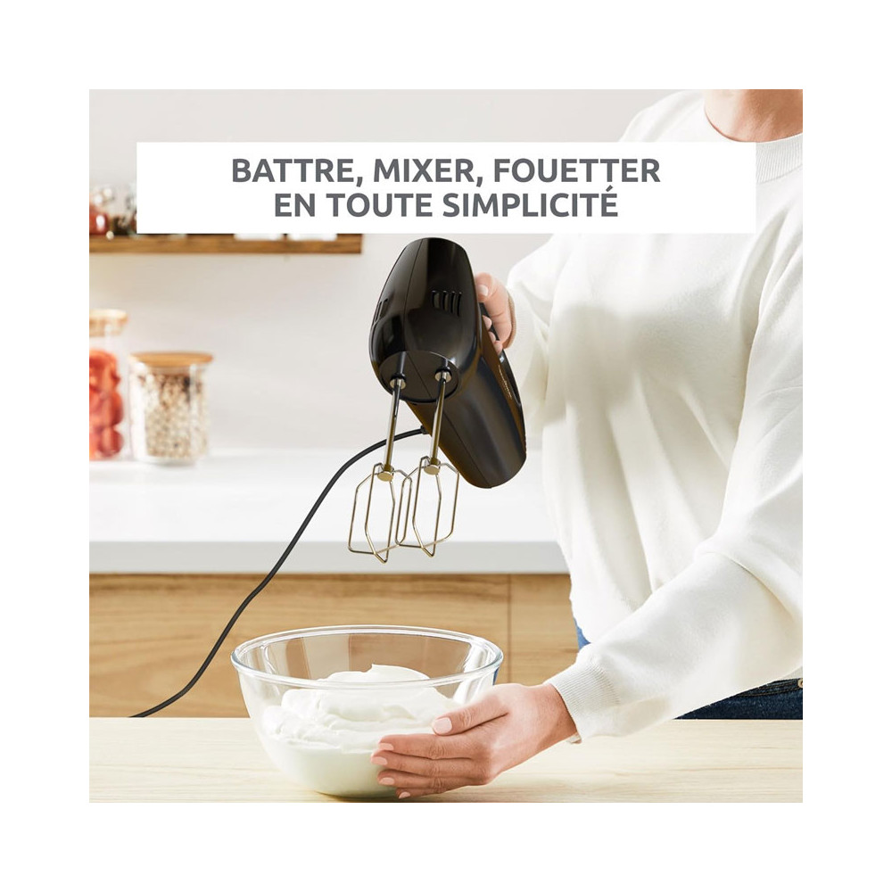 BATTEUR MOULINEX 300W / 5 VITESSE / NOIR