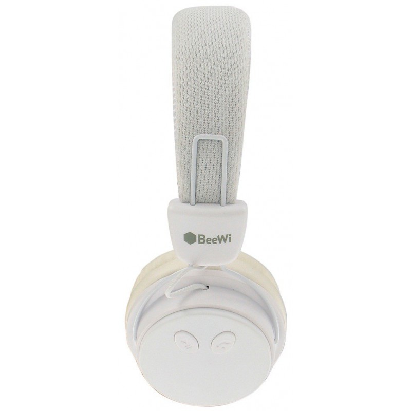 Casque Bluetooth BeeWi Blanc + Câble