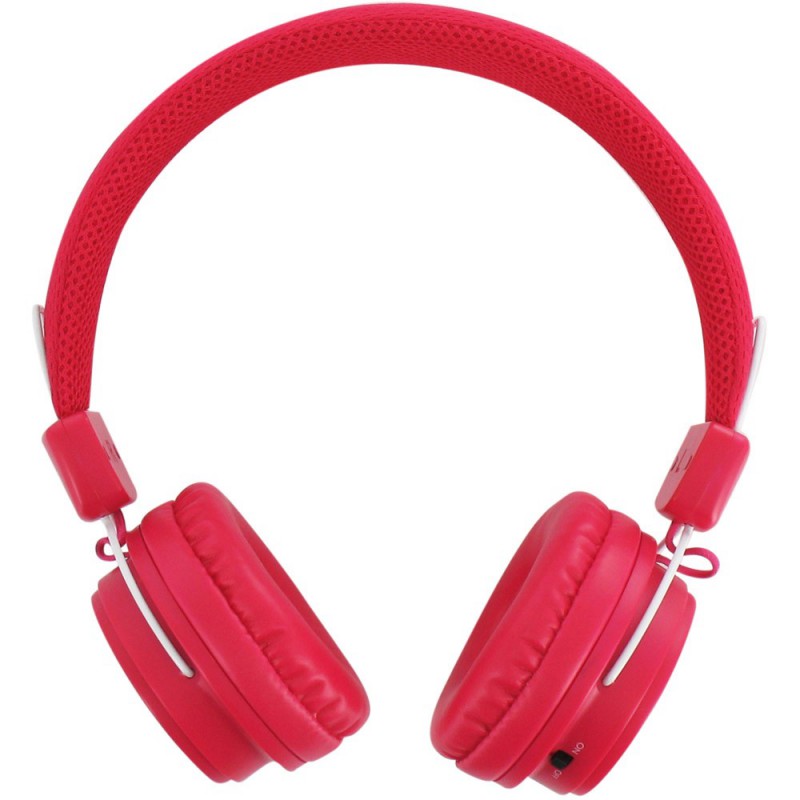 Casque Bluetooth BeeWi Rouge + Câble
