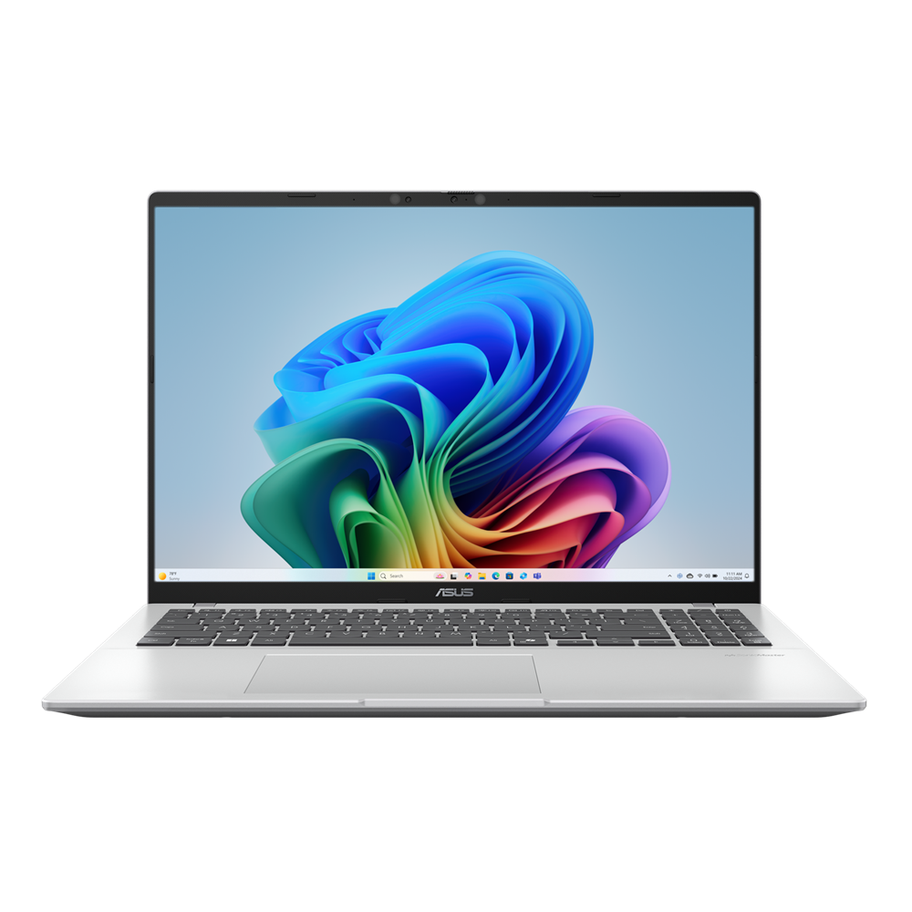 Pc Portable ASUS Vivobook 16 X1607QA / Snapdragon X X1 26 100 / 16 Go / 512 Go SSD / Silver