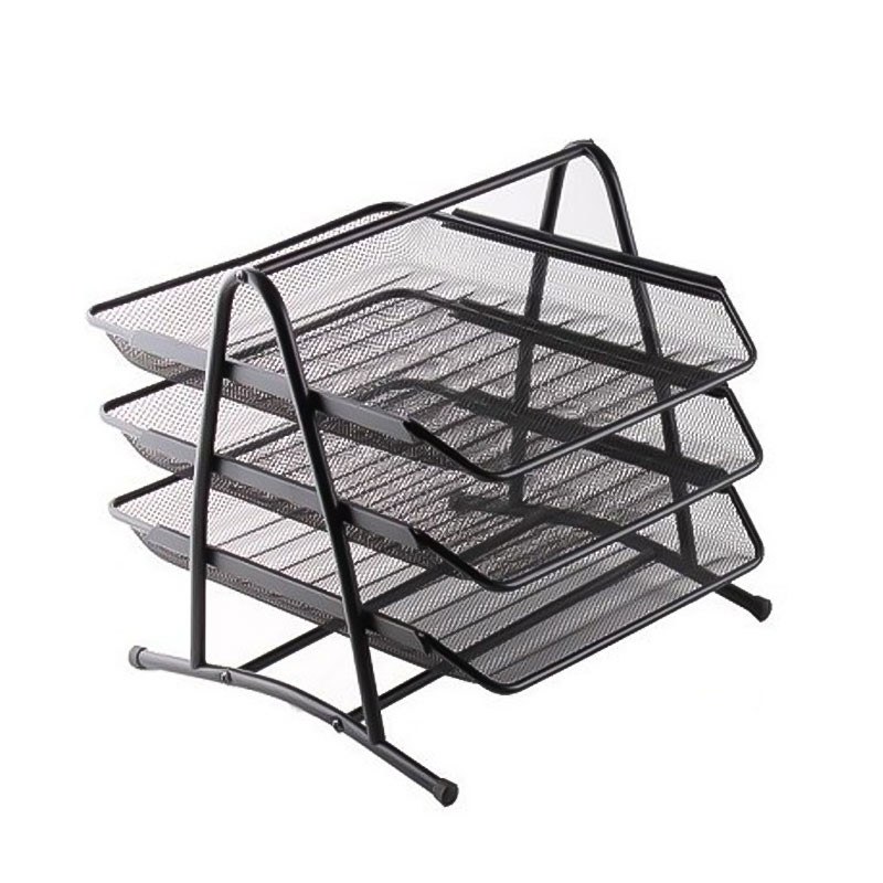 Corbeille à courrier Métallique / Noir