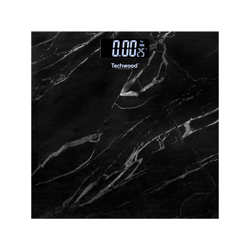 Pèse Personne Digitale TECHWOOD 180KG NOIR