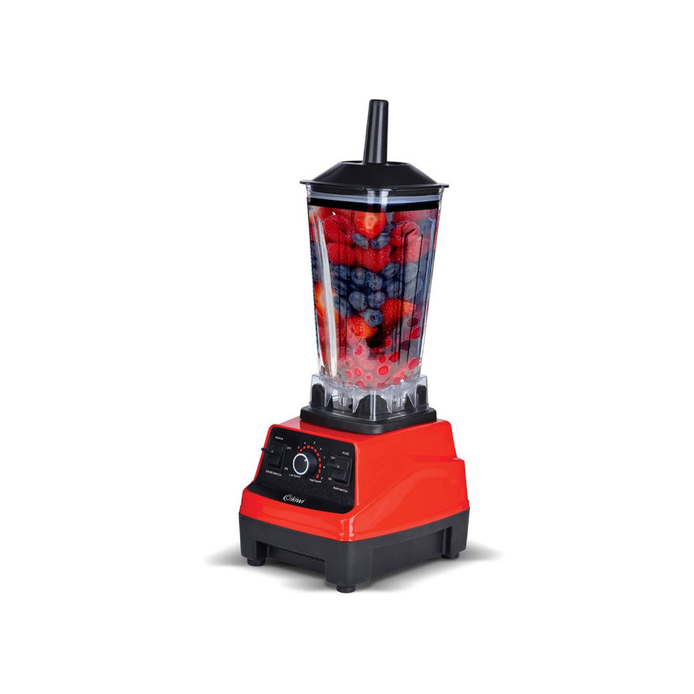Blender Kiwi 2 Litres / 1500W / Rouge Avec Moulin