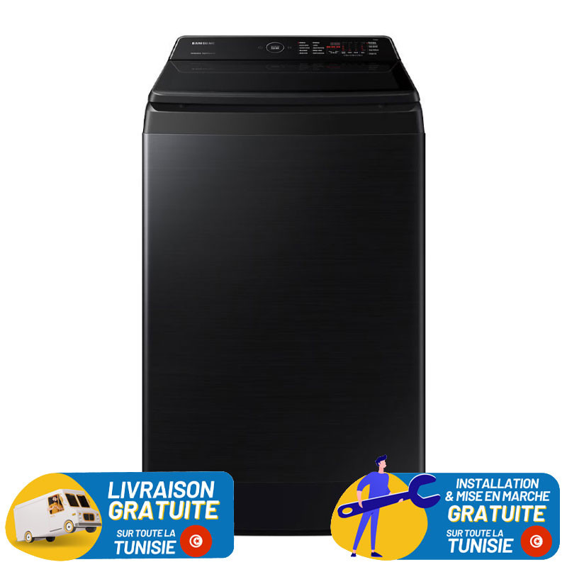 Machine à Laver Samsung Smart 13Kg INVERTER Noir / WA80F13S5CNQ Machine à Laver Samsung Smart 13Kg INVERTER Noir / WA80F13S5CNQ