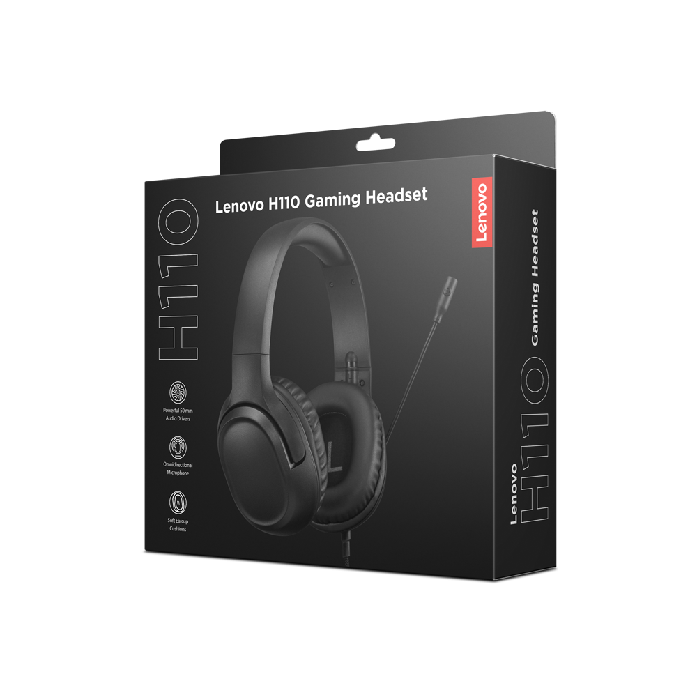 Casque Gamer Filaire Lenovo H110 / Noir