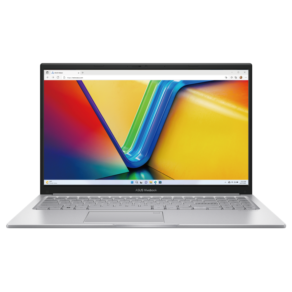 Pc Portable  ASUS Vivobook 15 X1504VA / i3-1315U / 8 Go / 512 Go SSD / Windows 11 / Silver Avec Sacoche Offerte