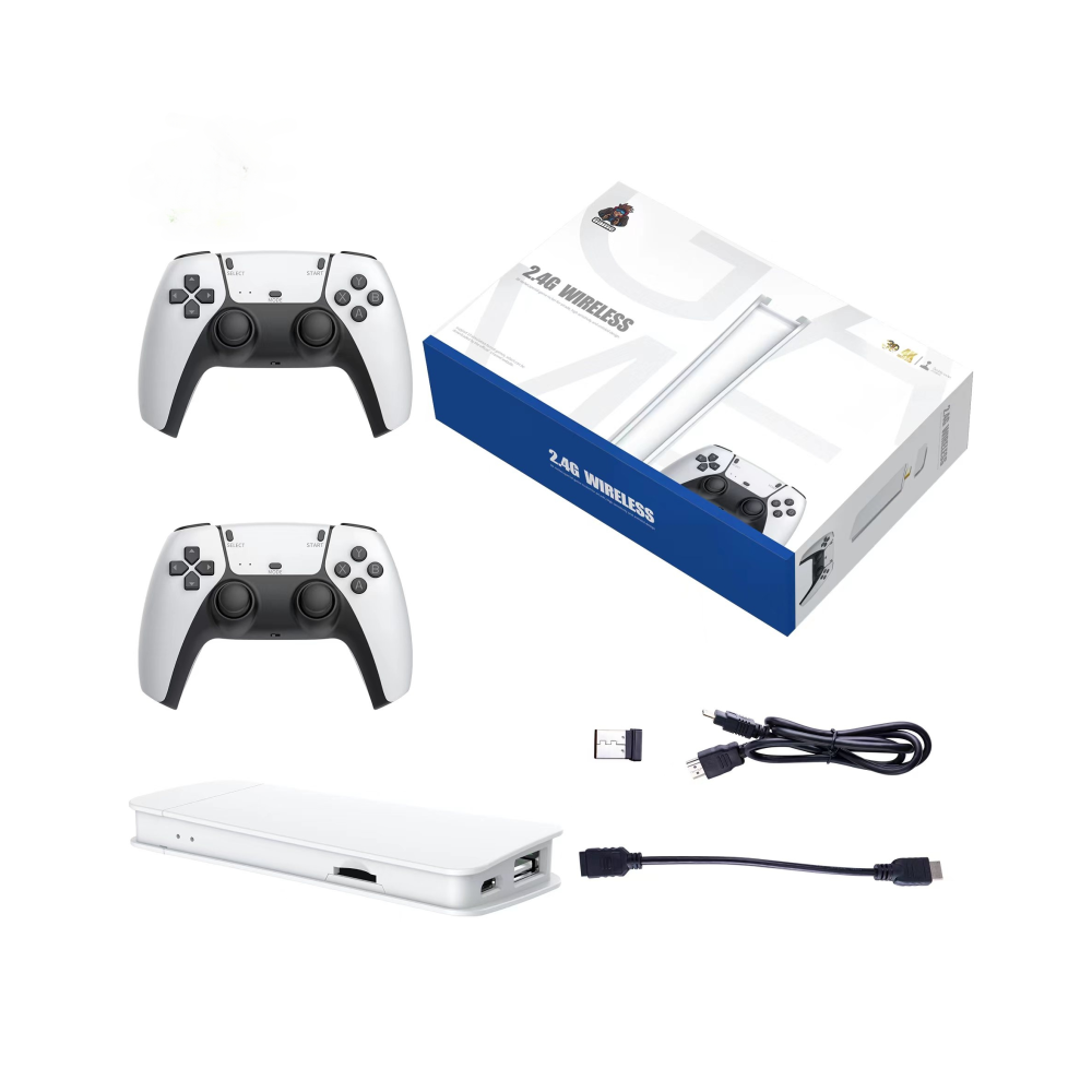 Console De Jeux GAME STICK New Edition 3D 4K – Blanc