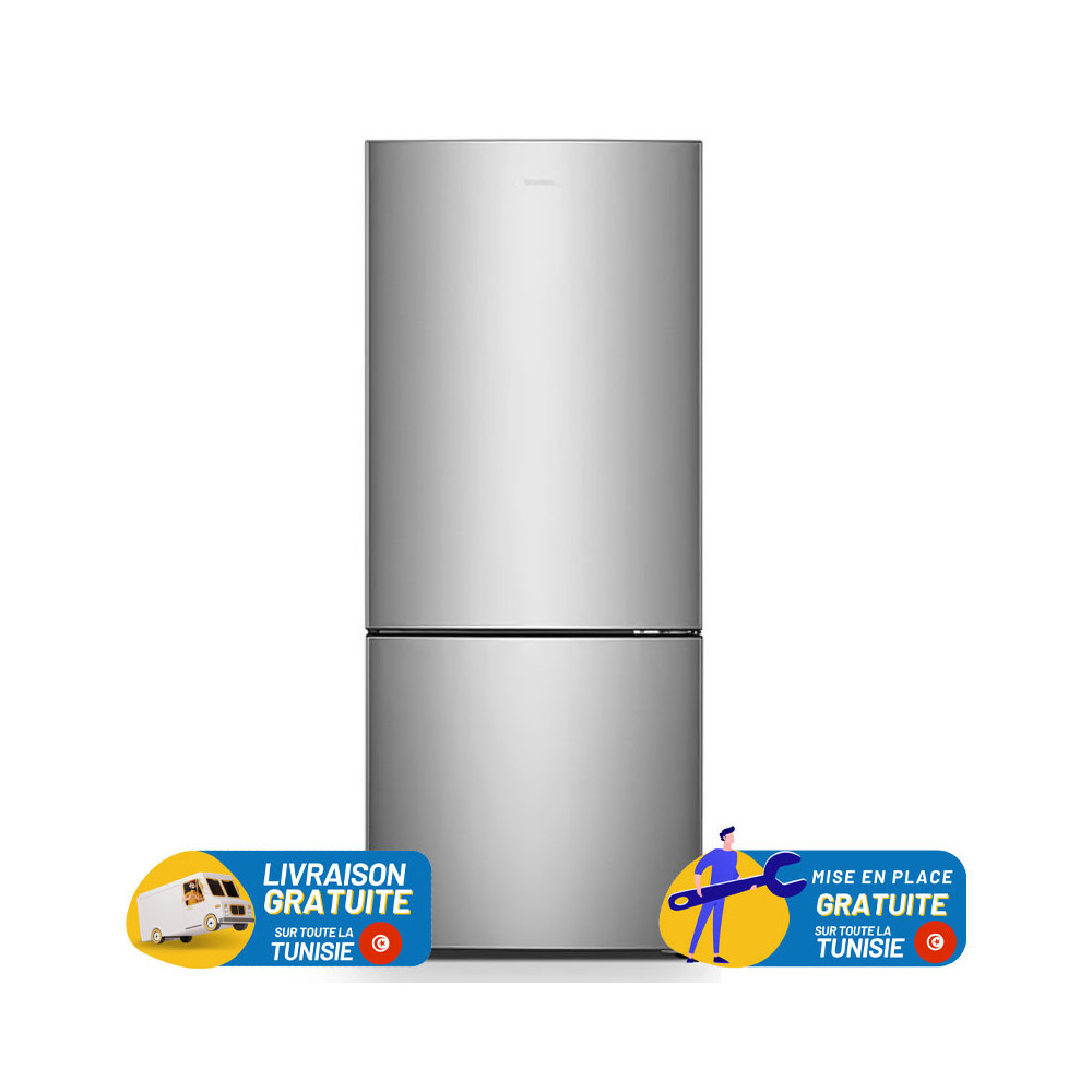 REFRIGERATEUR HISENSE NO FROST COMBINE INVERTER 422 Litres / INOX