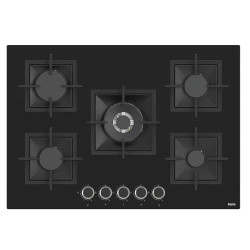 Plaque de Cuisson Encastrable ARTHUR MARTIN 75cm / 5 FEUX / VERRE NOIR