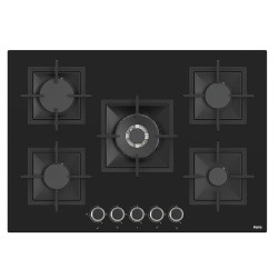 Plaque de Cuisson Encastrable ARTHUR MARTIN 75cm / 5 FEUX / VERRE NOIR