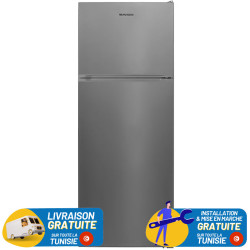 525 REFRIGERATEUR TELEFUNKEN NO FROST Double Portes 432 Litres / Dark inox