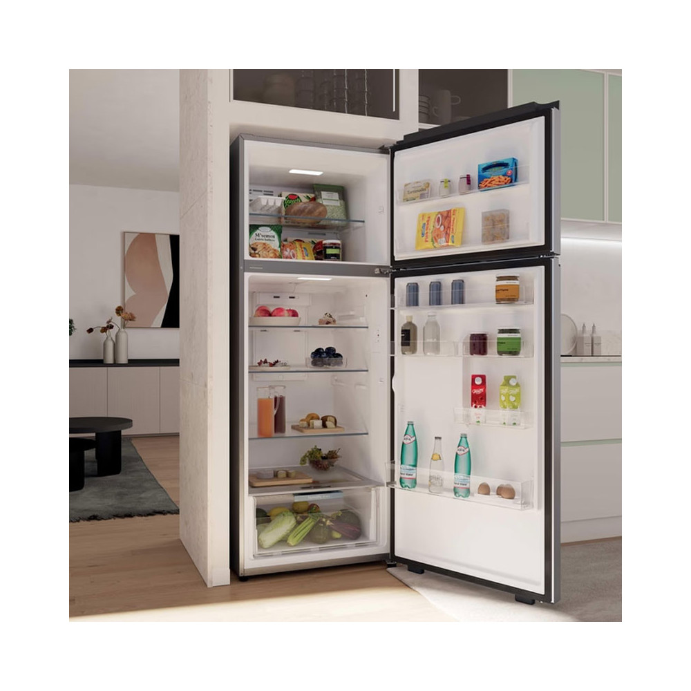 REFRIGERATEUR Hoover No Frost Double Portes 470 Litres / INOX