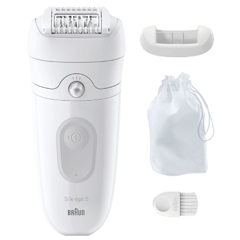 EPILATEUR Braun Silk Epil 5 Blanc et Gris / SE5-011