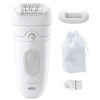 EPILATEUR Braun Silk Epil 5 Blanc et Gris / SE5-011