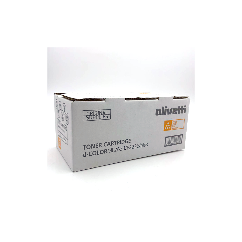 Toner Laser Couleur Olivetti pour D-Color MFP 2226 / Jaune