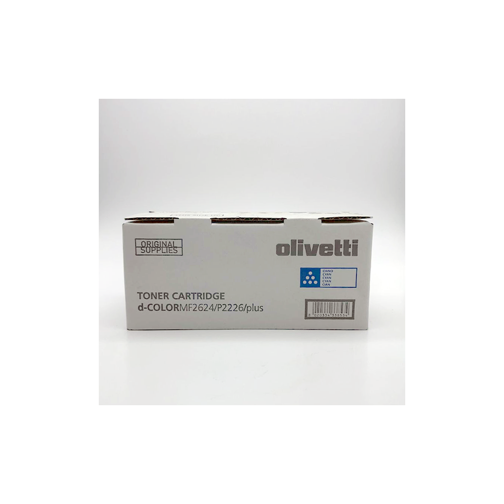 Toner Laser Couleur Olivetti pour D-Color MFP 2226 / Cyan
