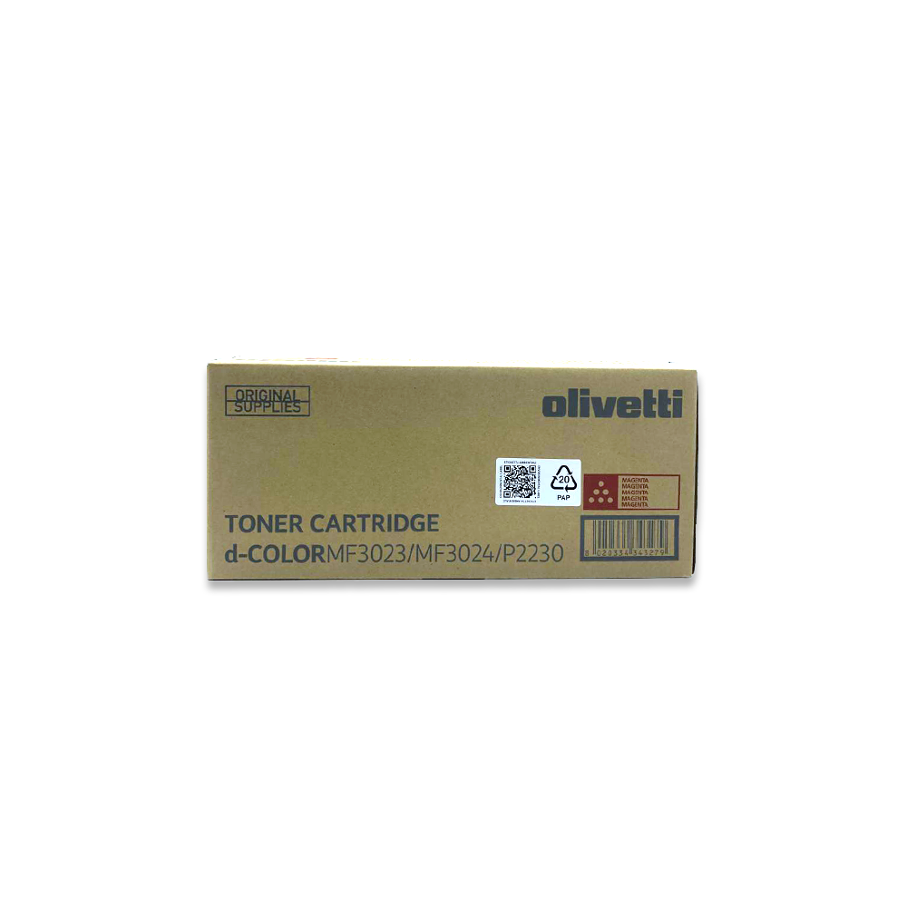 Toner Laser Couleur Olivetti pour D-Color MF3023 / Magenta