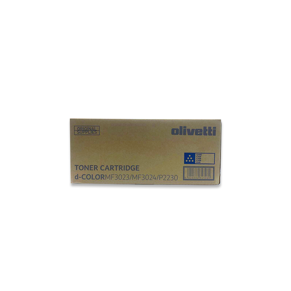 Toner Laser Couleur Olivetti pour D-Color MF3023 / Cyan