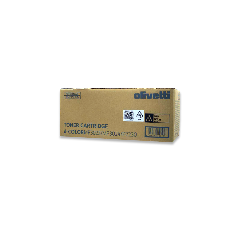 Toner Laser Noir Olivetti pour D-Color MF3023