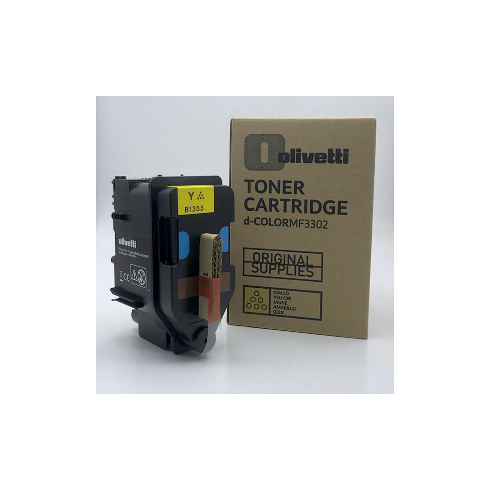 Toner Laser Couleur Olivetti pour D-Color MF 3302 / Jaune