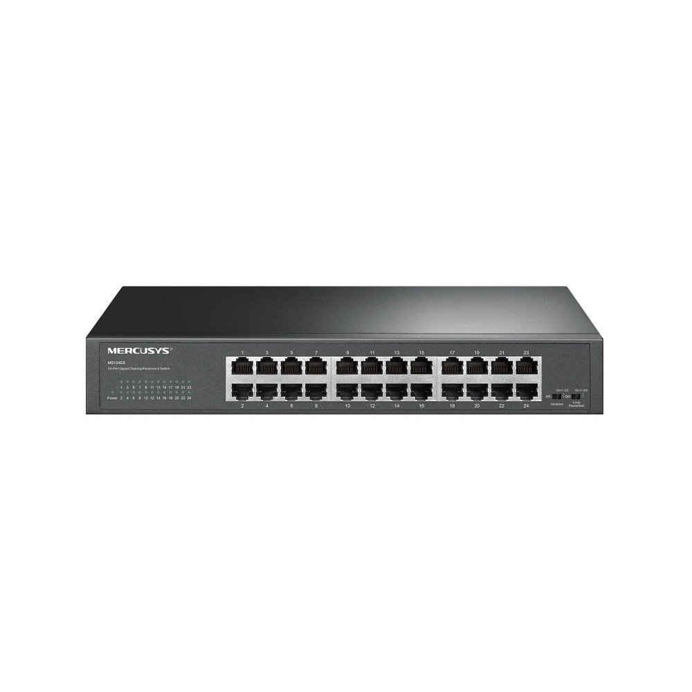 Switch de bureau/rackable MERCUSYS 24 ports Gigabit