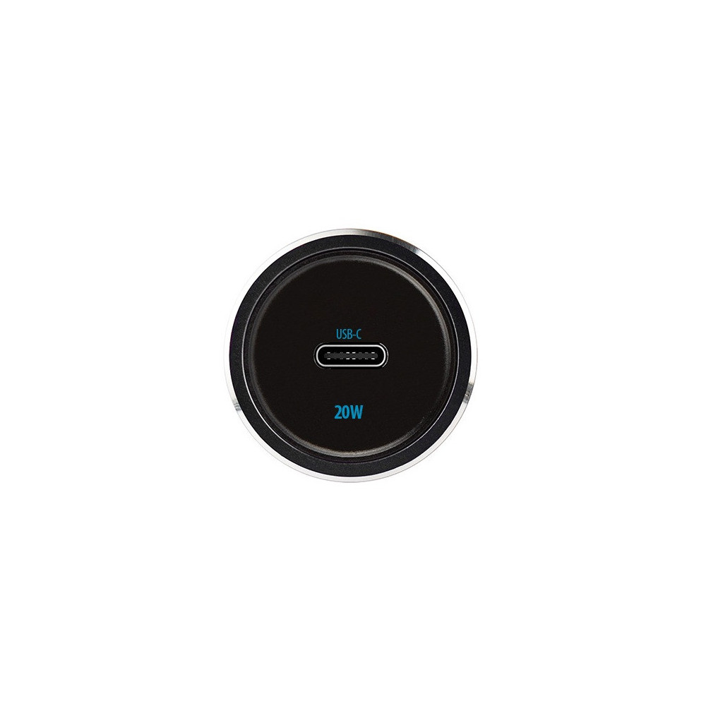 Chargeur de voiture Forever CC-06 PD QC 1x USB-C 20W / Noir