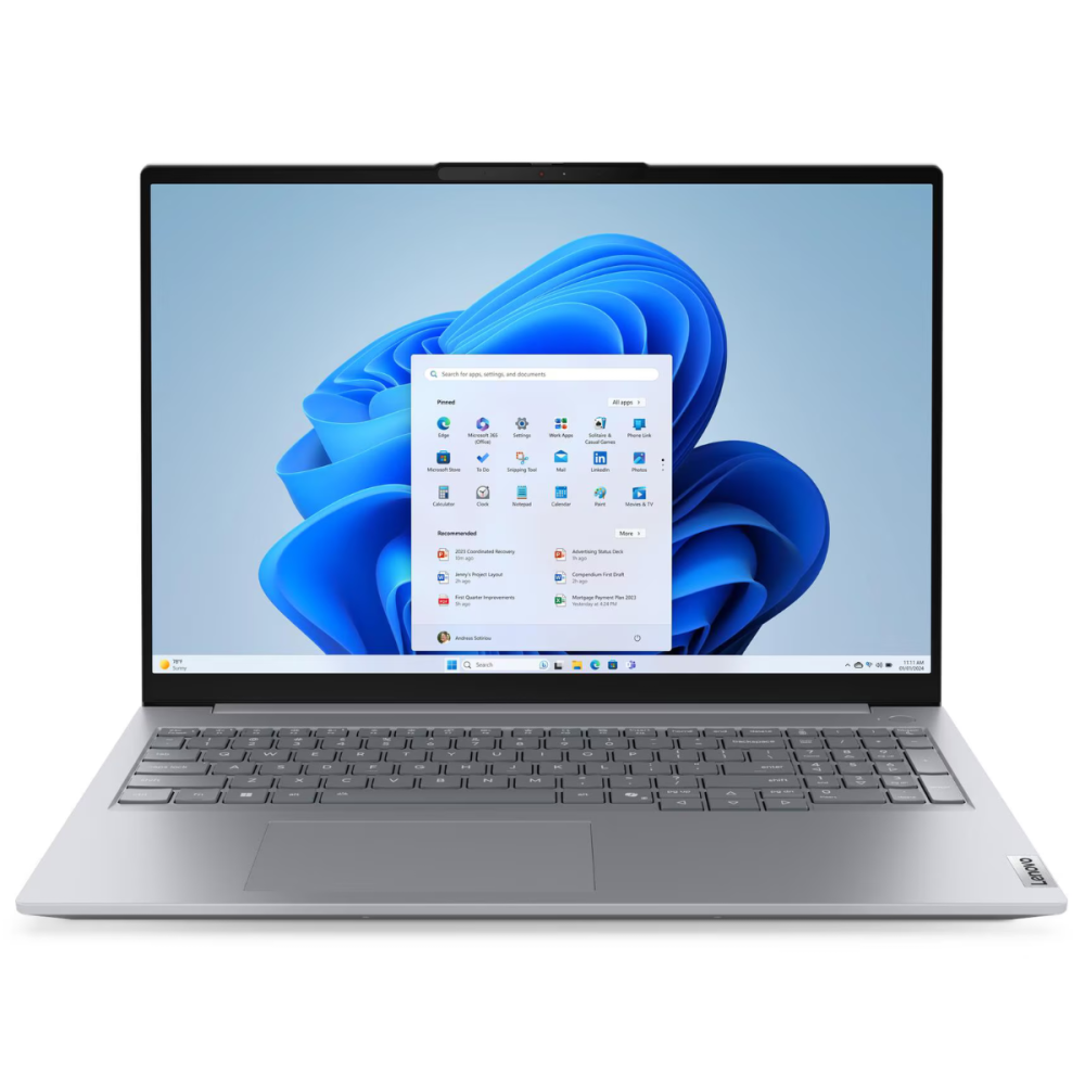 Pc Portable Lenovo ThinkBook 16 G8 IAL / Ultra 5 225U / 24 Go DDR5 / 512 Go SSD / Gris Avec Sacoche Lenovo