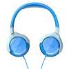 Casque Filaire Avec micro PHILIPS TAKH301BL-00 / Bleu