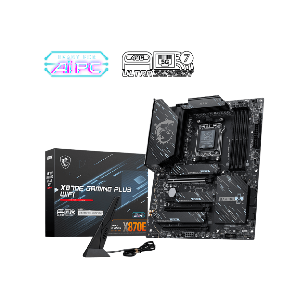 Carte mère MSI X870E GAMING PLUS WIFI / ATX / AM5 / DDR5